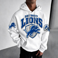 Rugby-print Hoodie