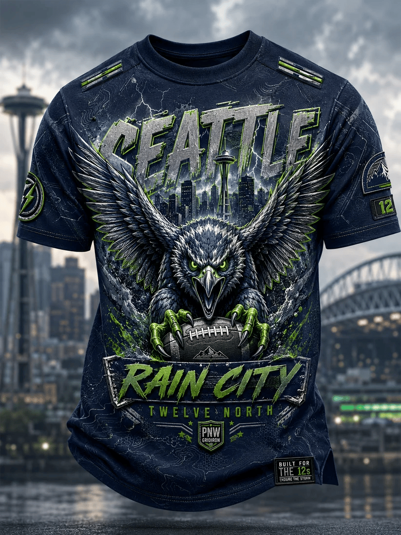 Men's Retro Football Printing T-Shirts