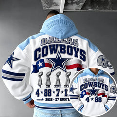 Rugby-print Hoodie