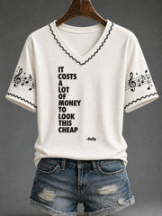 Women's Country Music Lover Gift Casual T-shirt