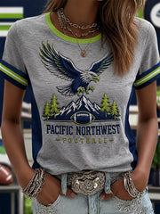 Women's Rugby Lovers Printed T-shirt