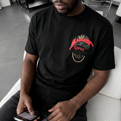 Unisex West Coast Legend Print Short-Sleeve T-Shirt