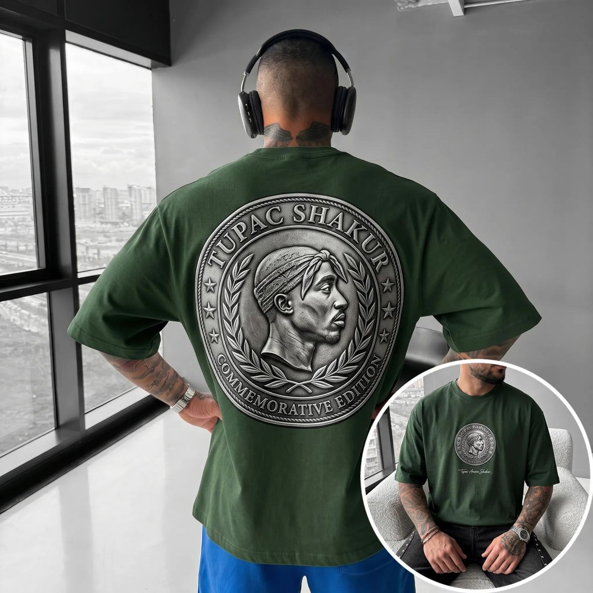 Unisex West Coast Legend Print Short-Sleeve T-Shirt