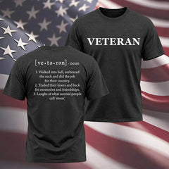 Veteran Defined T-Shirt - Black
