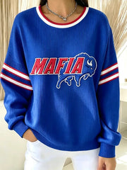 Women'S Rugby Lovers Print Sweatshirt