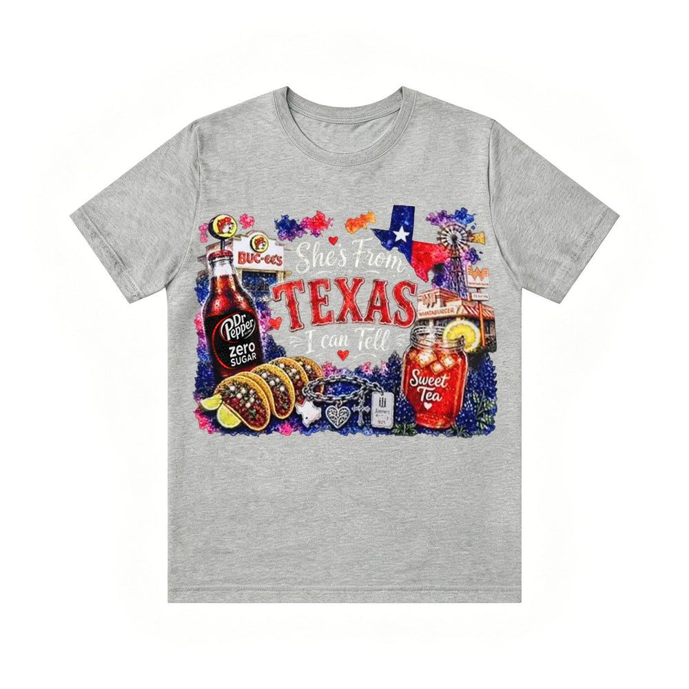 Shes from Texas I Can Tell Lyric Unisex T-shirt