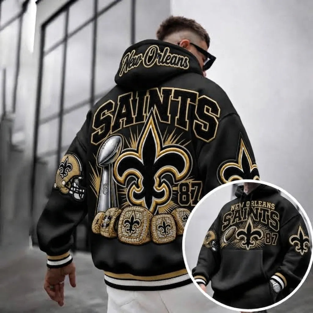 Rugby-print Hoodie