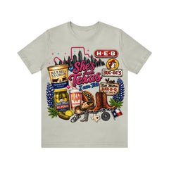 "She's From Texas I Can Tell" Unisex T-shirt