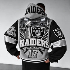 Rugby-print Hoodie