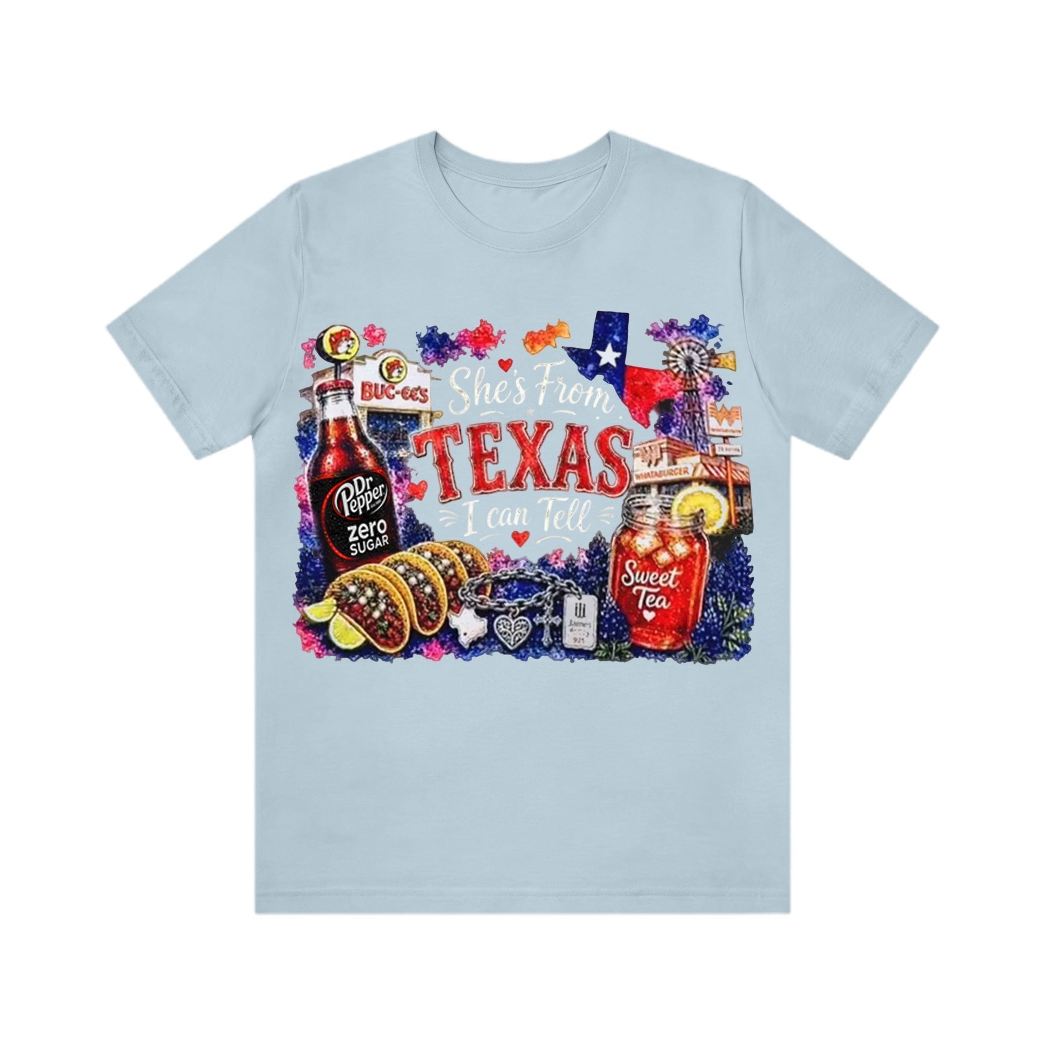 Shes from Texas I Can Tell Lyric Unisex T-shirt