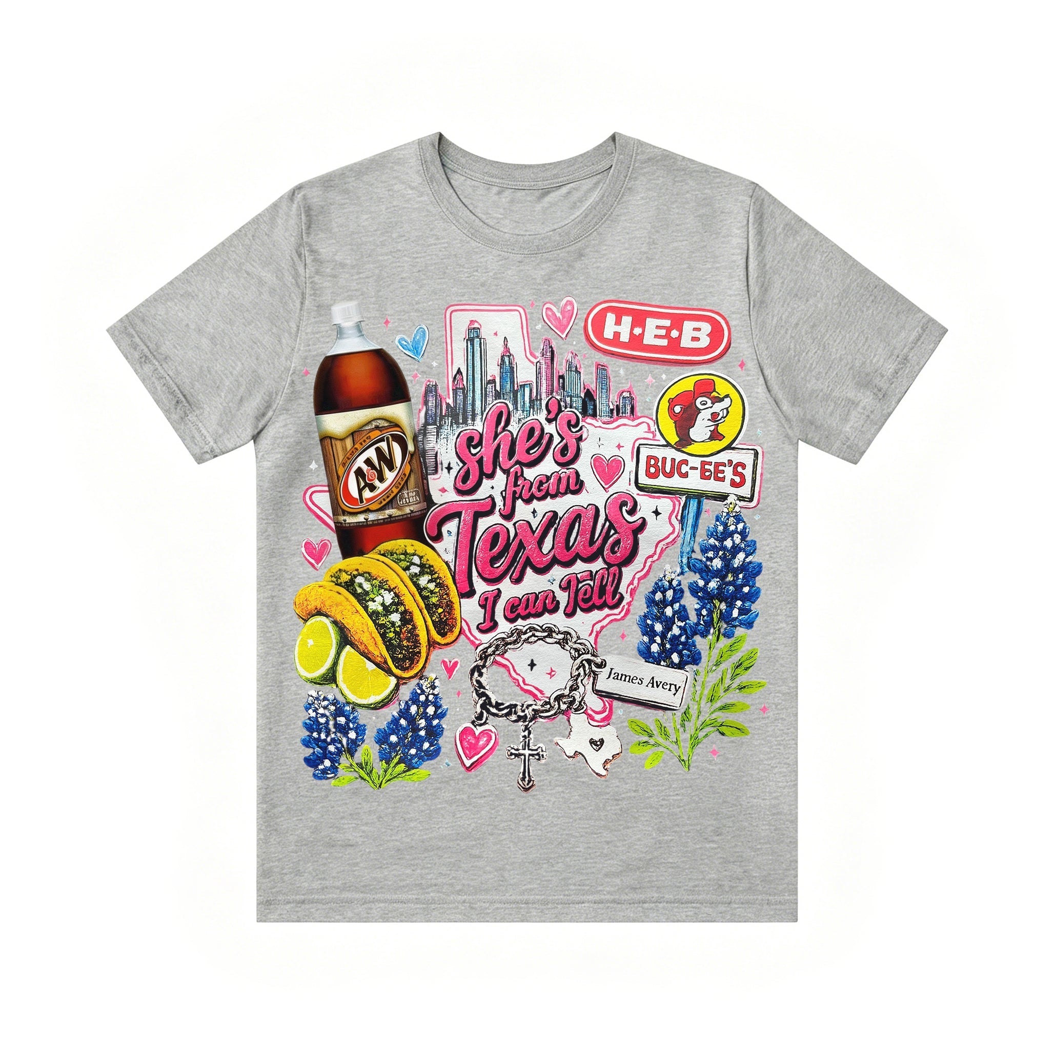 Shes from texas i can tell Unisex T-shirt