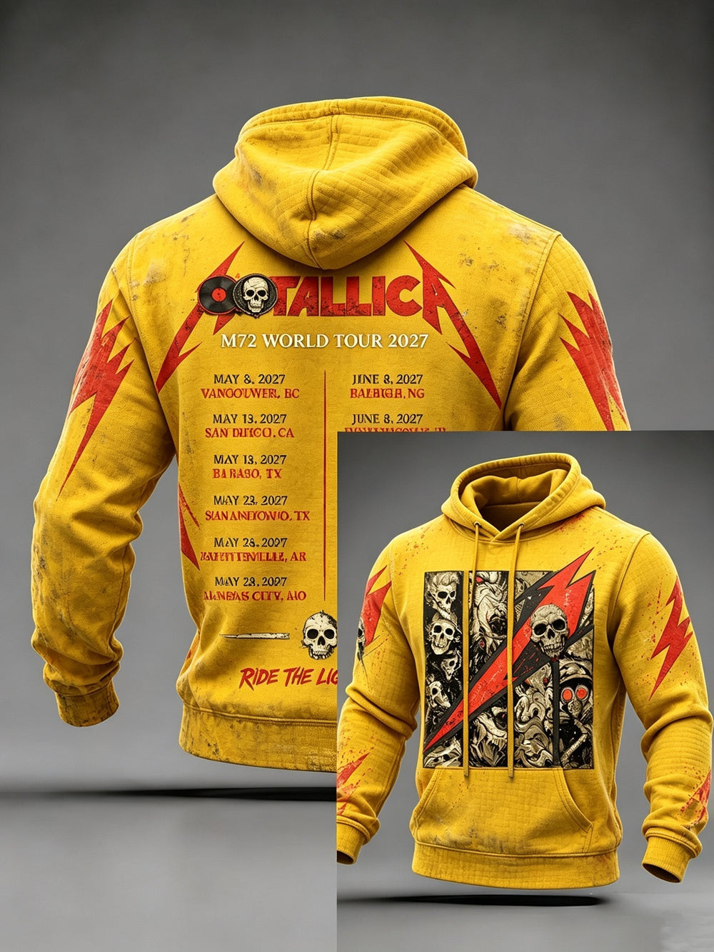 Men's Music Tour Graphic Hoodie