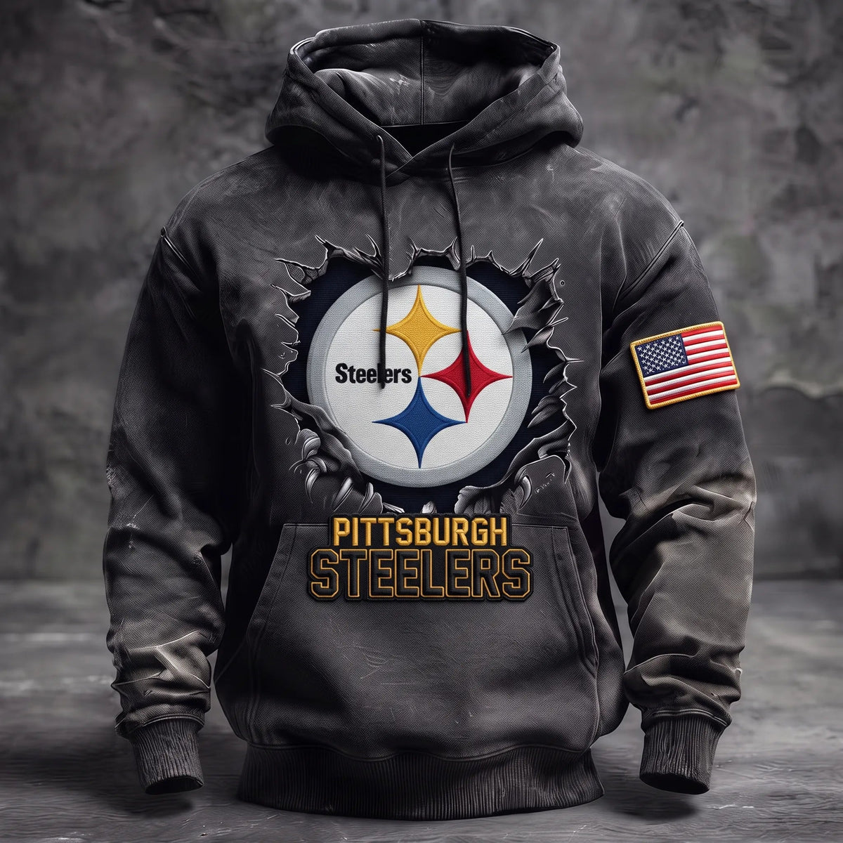 Men's Pittsburgh Steelers Football Team Jersey Fans Hoodie