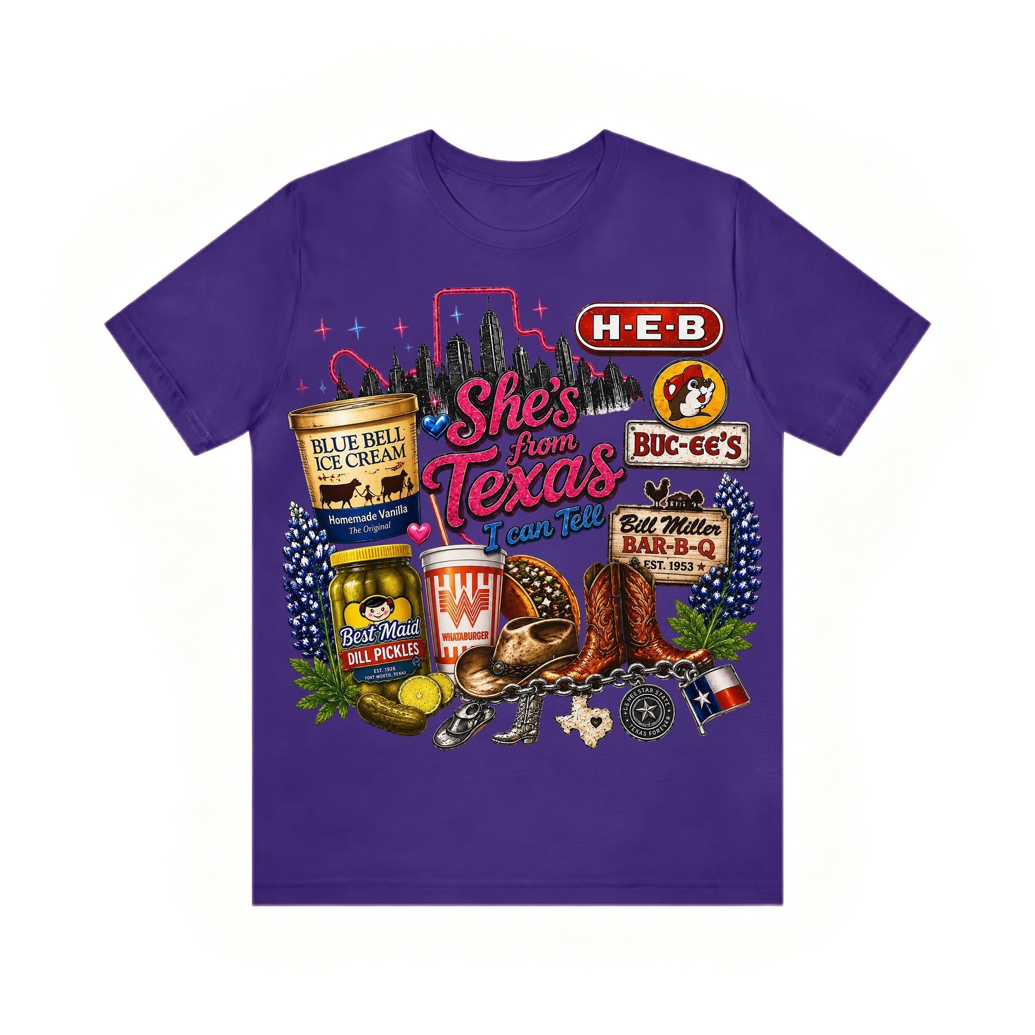 "She's From Texas I Can Tell" Unisex T-shirt