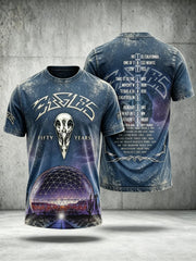 Men's Music Print T‐Shirt