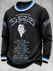 Men's Music Graphic Crewneck Sweatshirt