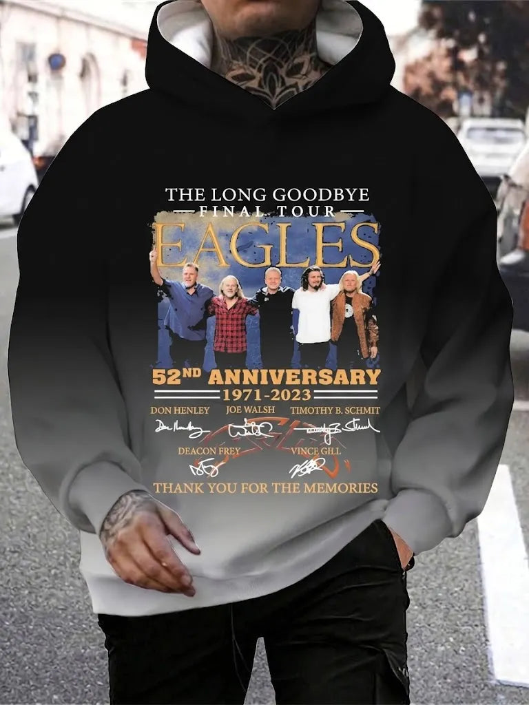 Men's Music Graphic Crewneck Sweatshirt