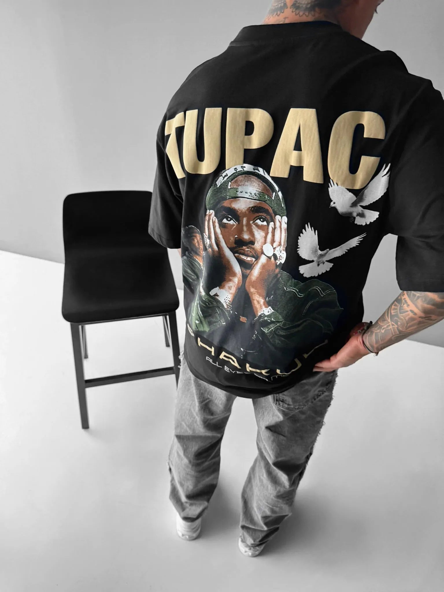 Unisex West Coast Legend Print Short-Sleeve T-Shirt