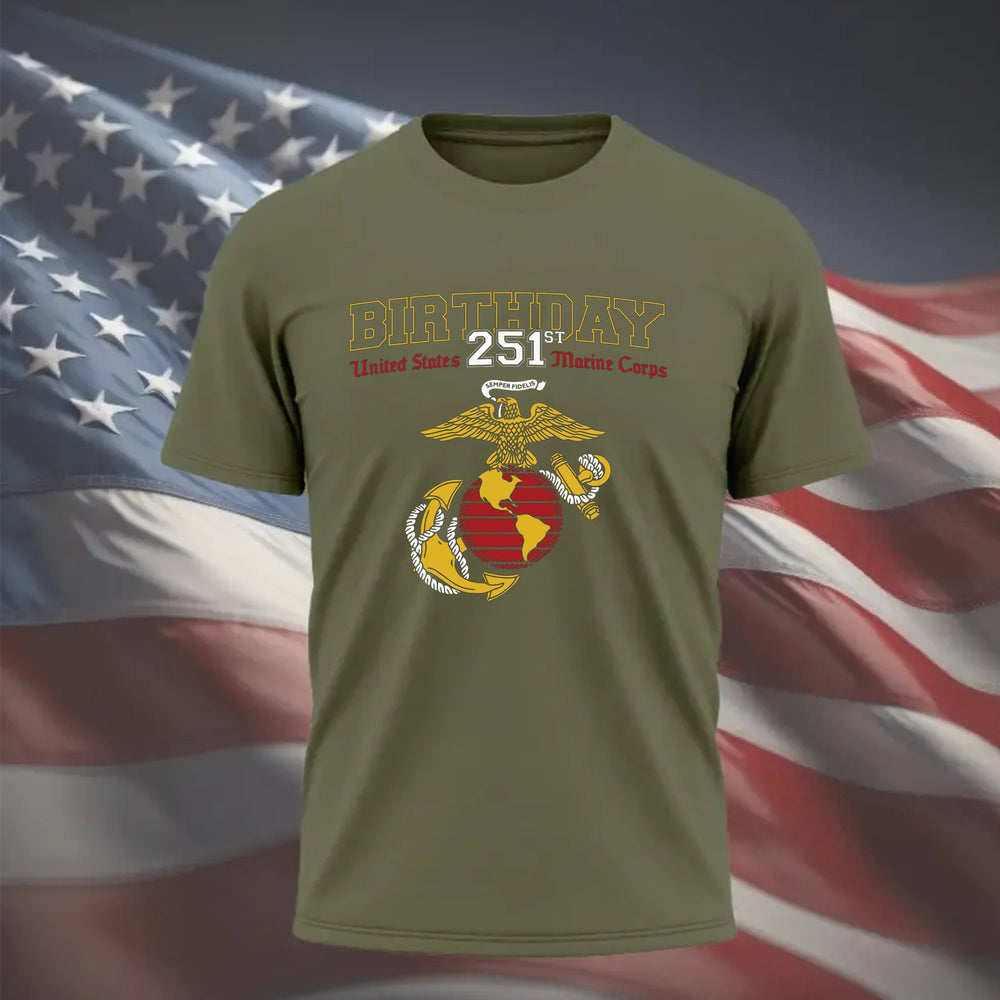 USMC 251st Birthday T-Shirt
