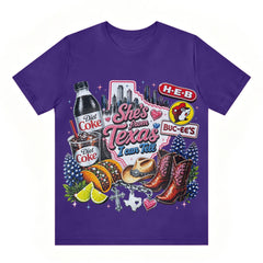 "She's From Texas I Can Tell" Texas T-shirt