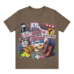 "She's From Texas I Can Tell" Texas T-shirt