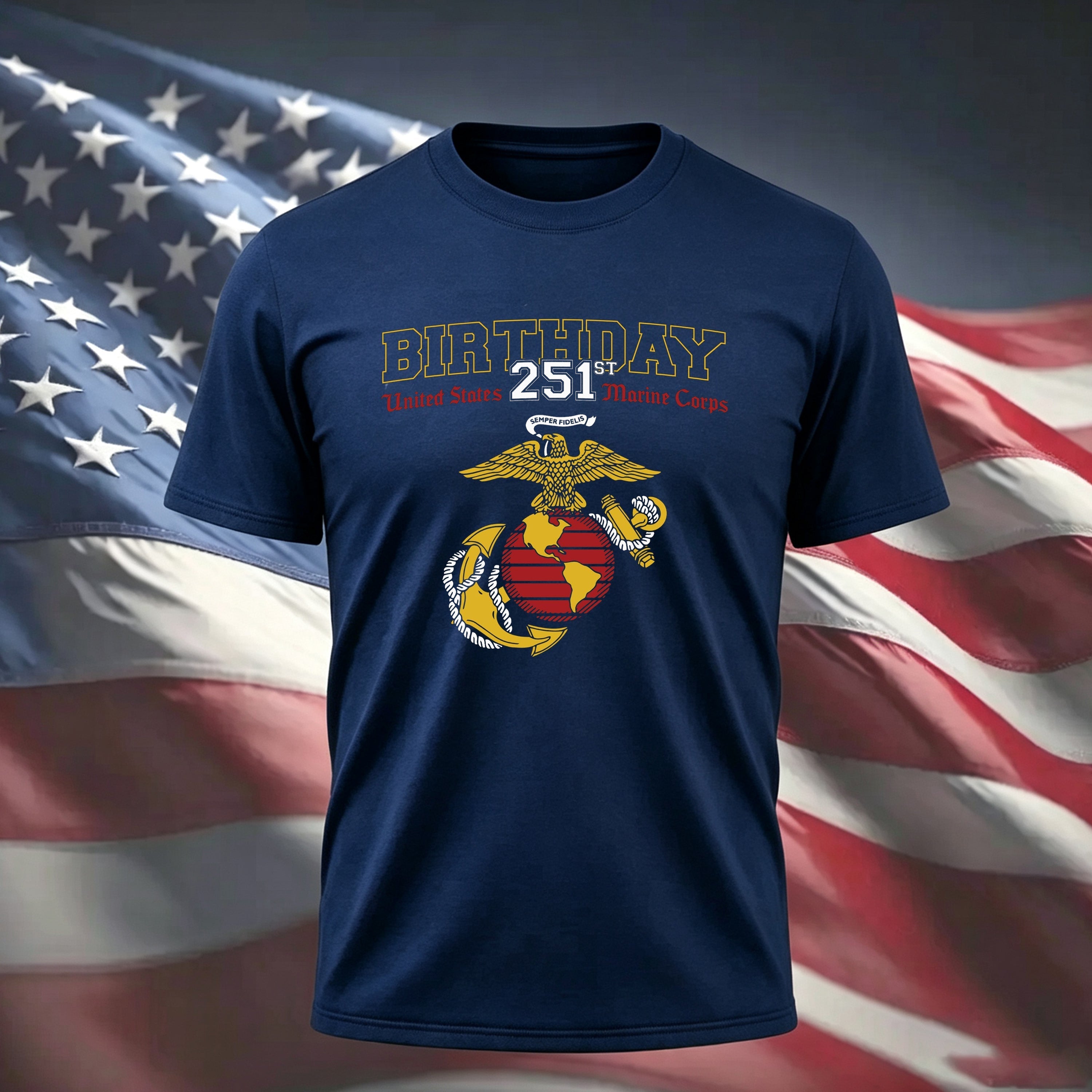 USMC 251st Birthday T-Shirt