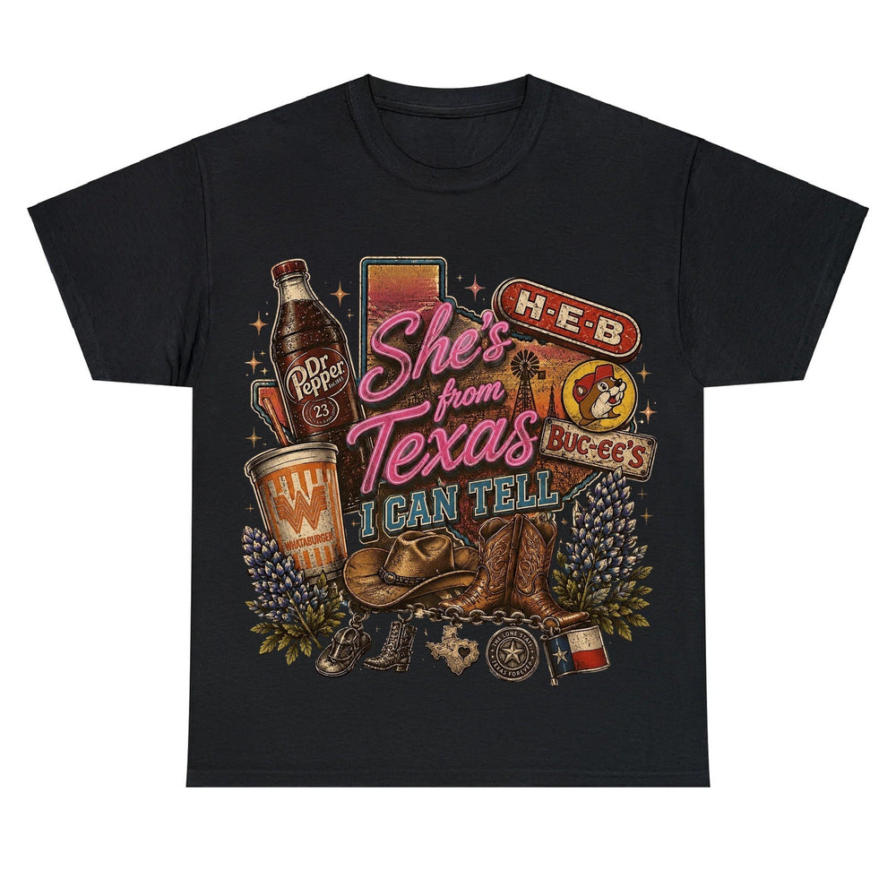 She's From Texas , Retro Texas T-shirt