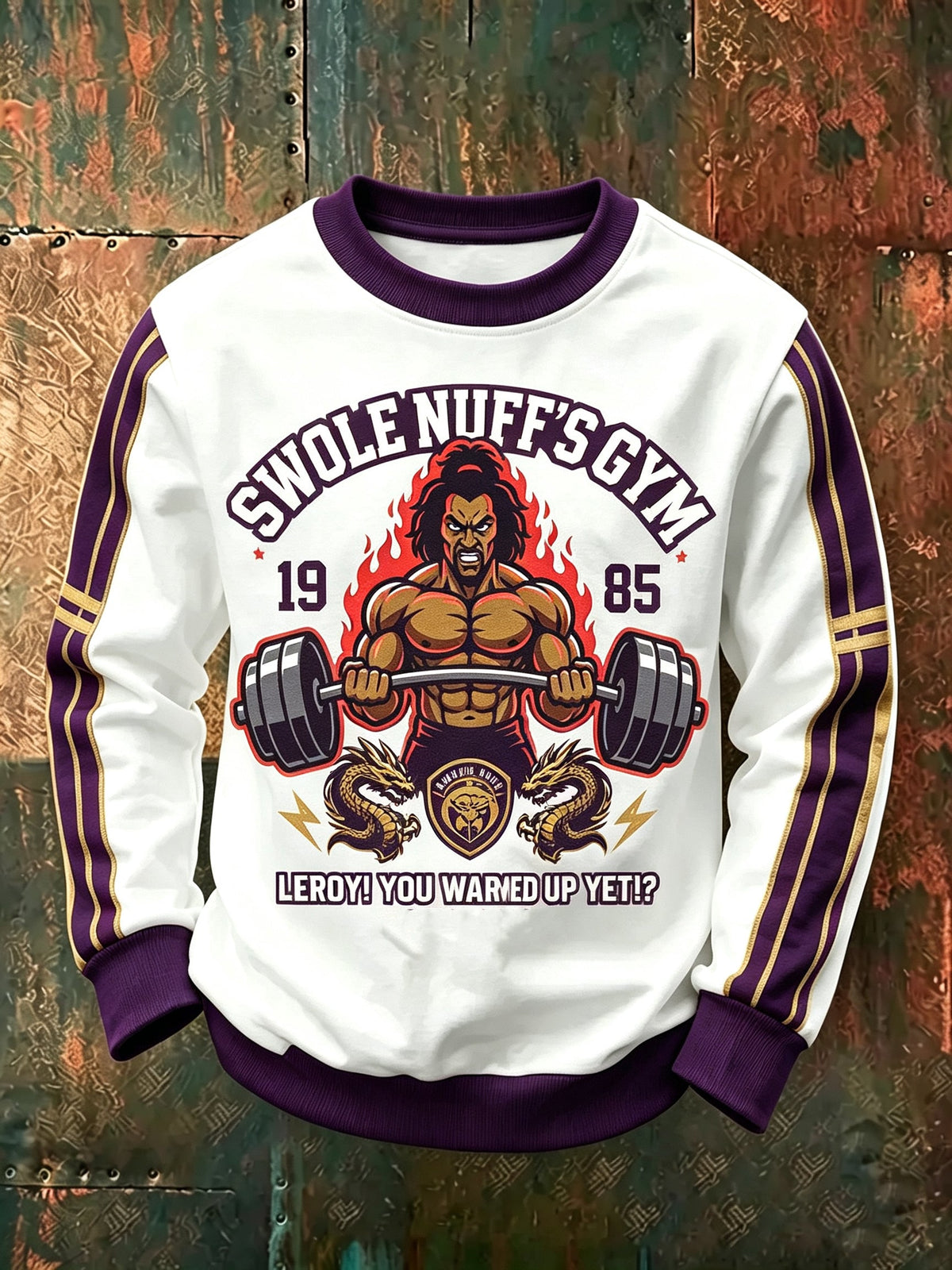 Swole Nuff's Gym 1985 Sweatshirt