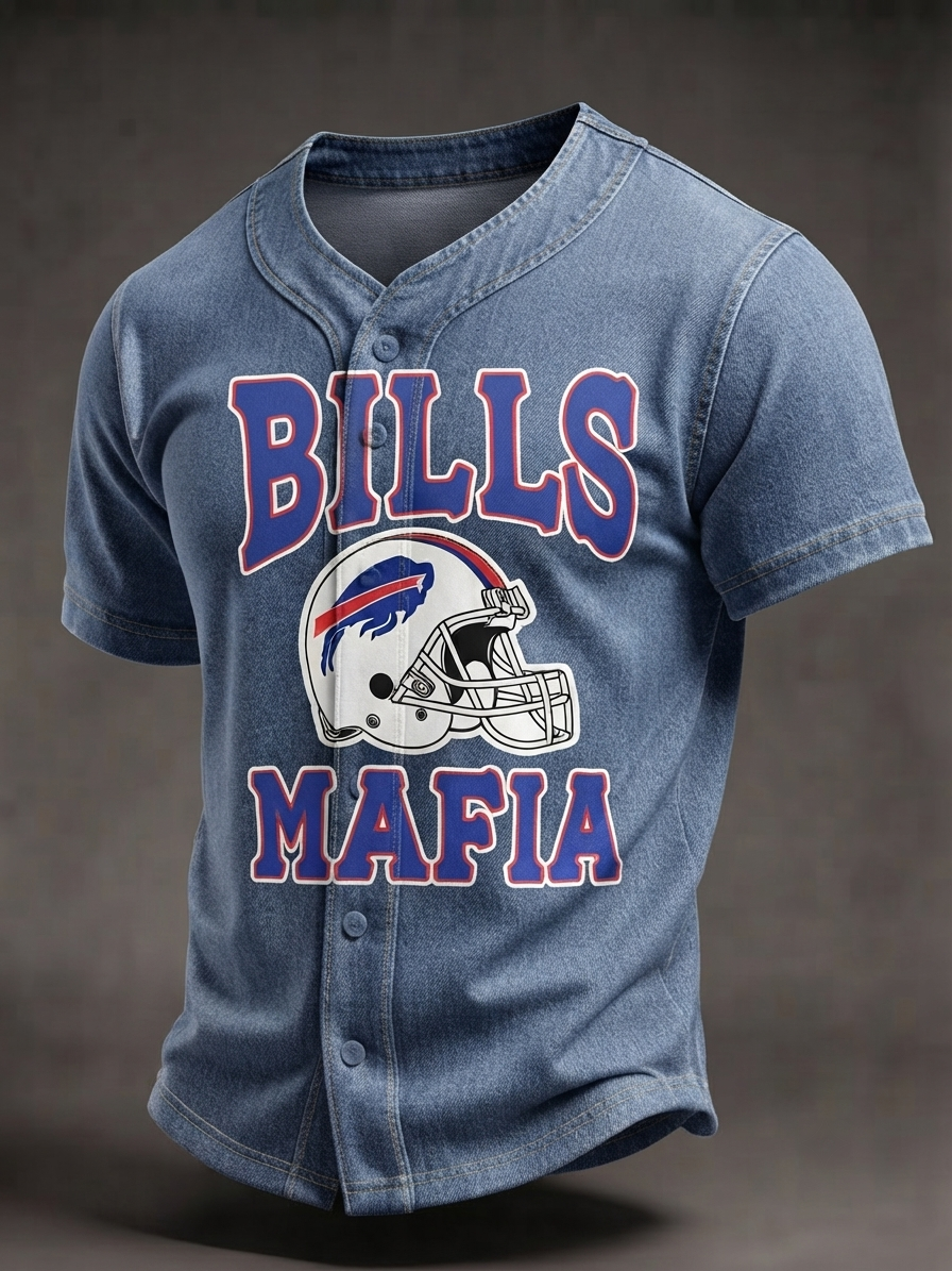 Men's Football Fan Print Sports Jersey