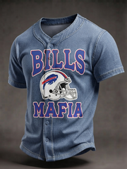 Men's Football Fan Print Sports Jersey
