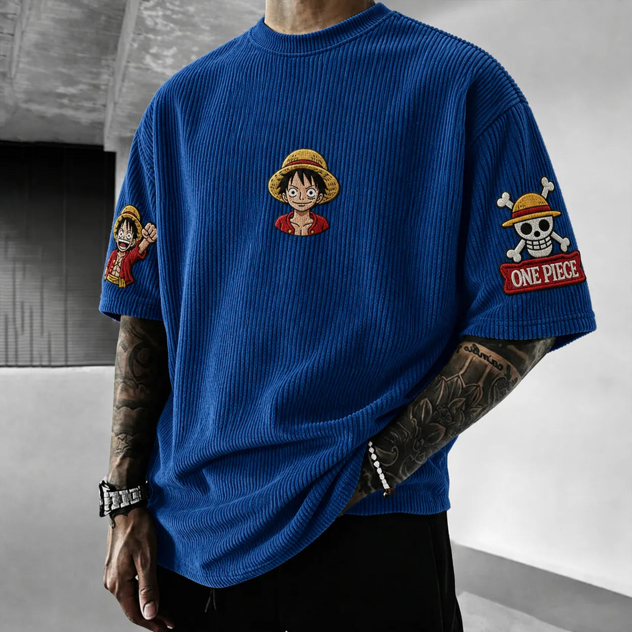 Unisex Anime-Style Retro Oversized T-Shirt