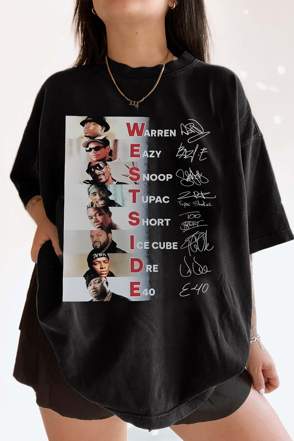 Tupac Merch Hip Hop Legend Tee For Women