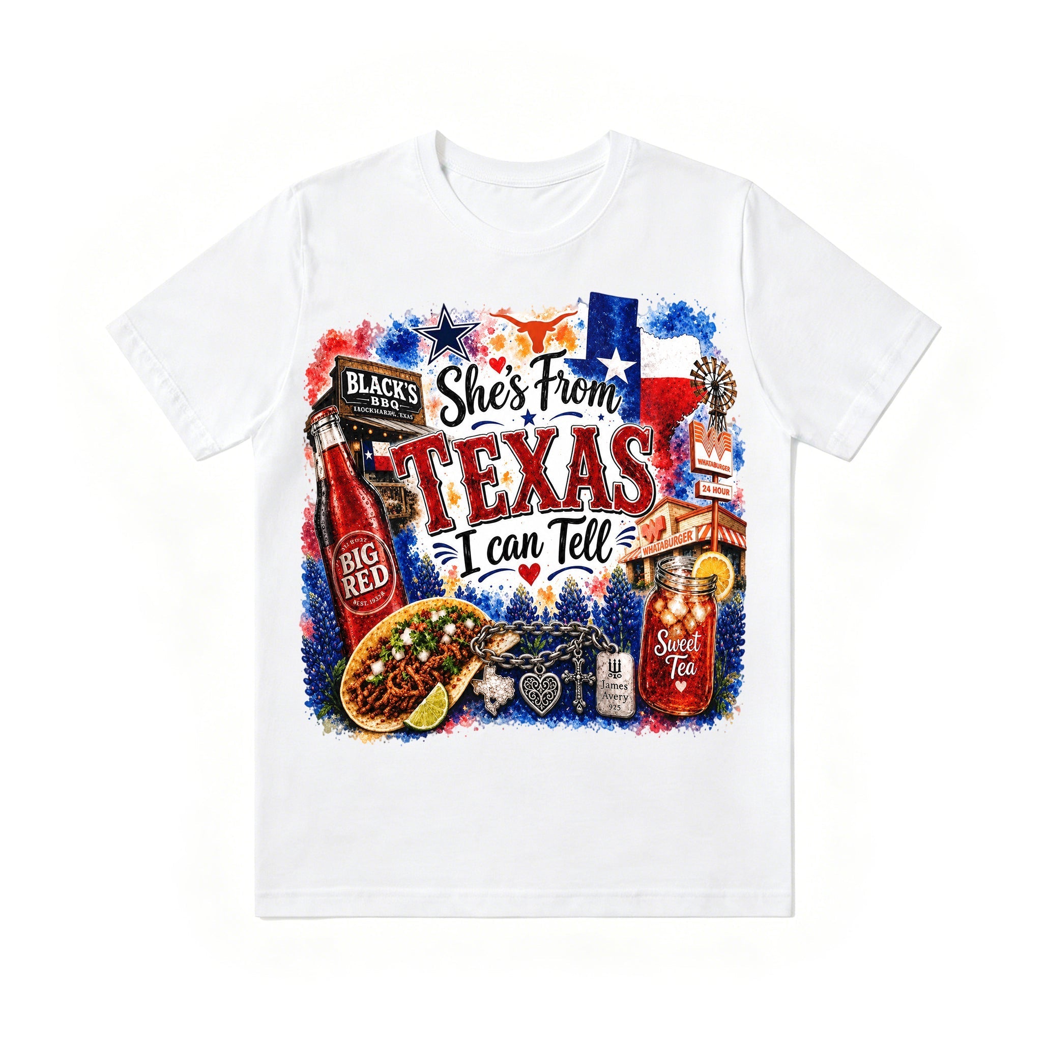 Shes from Texas I Can Tell Lyric Unisex T-shirt