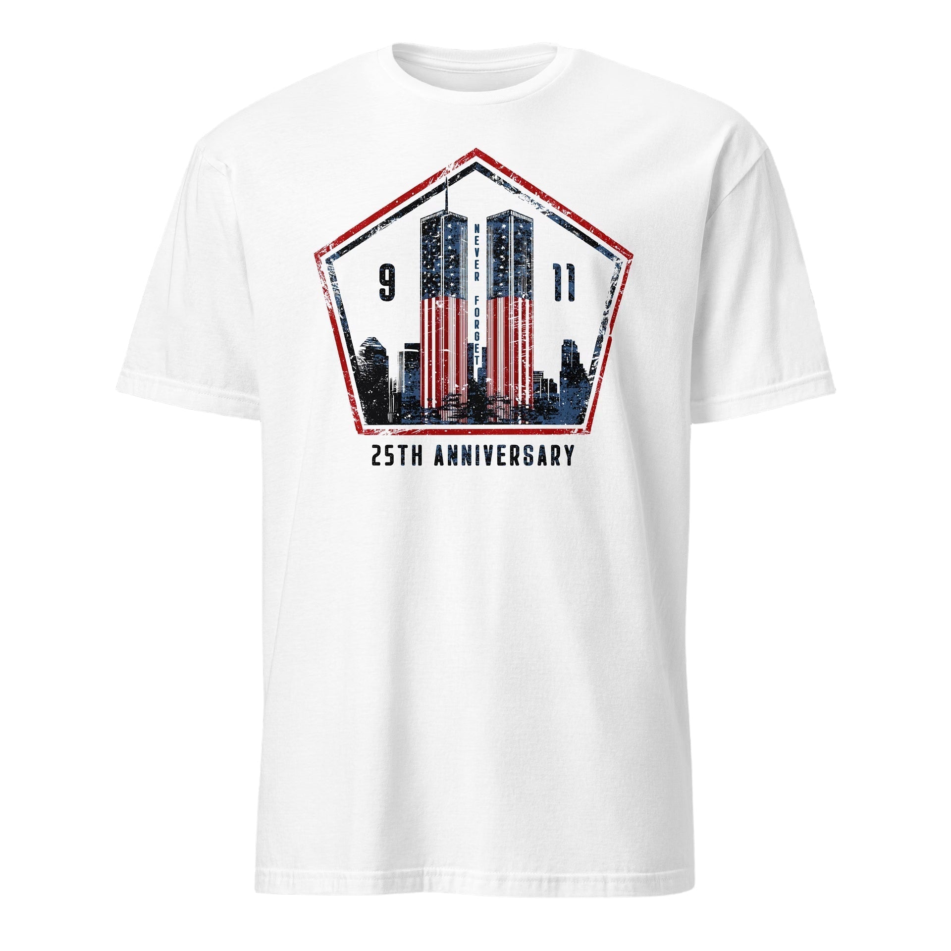 Men’s 911 25th Anniversary Memorial Patriotic T‑Shirt