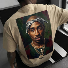 Unisex West Coast Legend Print Short-Sleeve T-Shirt