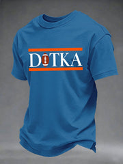 Men's Retro Print Short-Sleeve T-Shirt