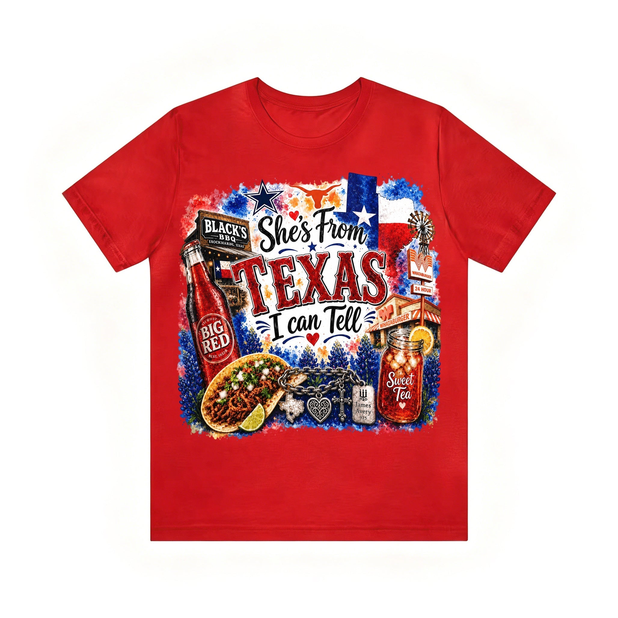 Shes from Texas I Can Tell Lyric Unisex T-shirt
