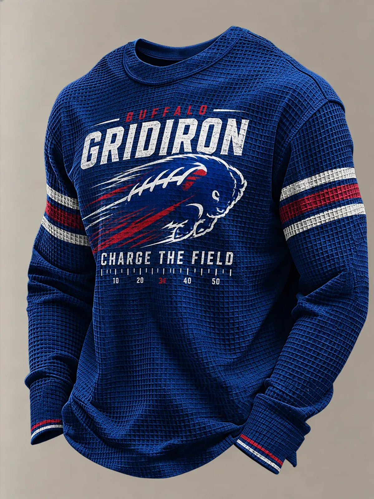 Men's Long-Sleeved Football Fan Top