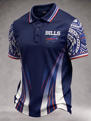 Men's Football Team Short-Sleeve Polo Shirt