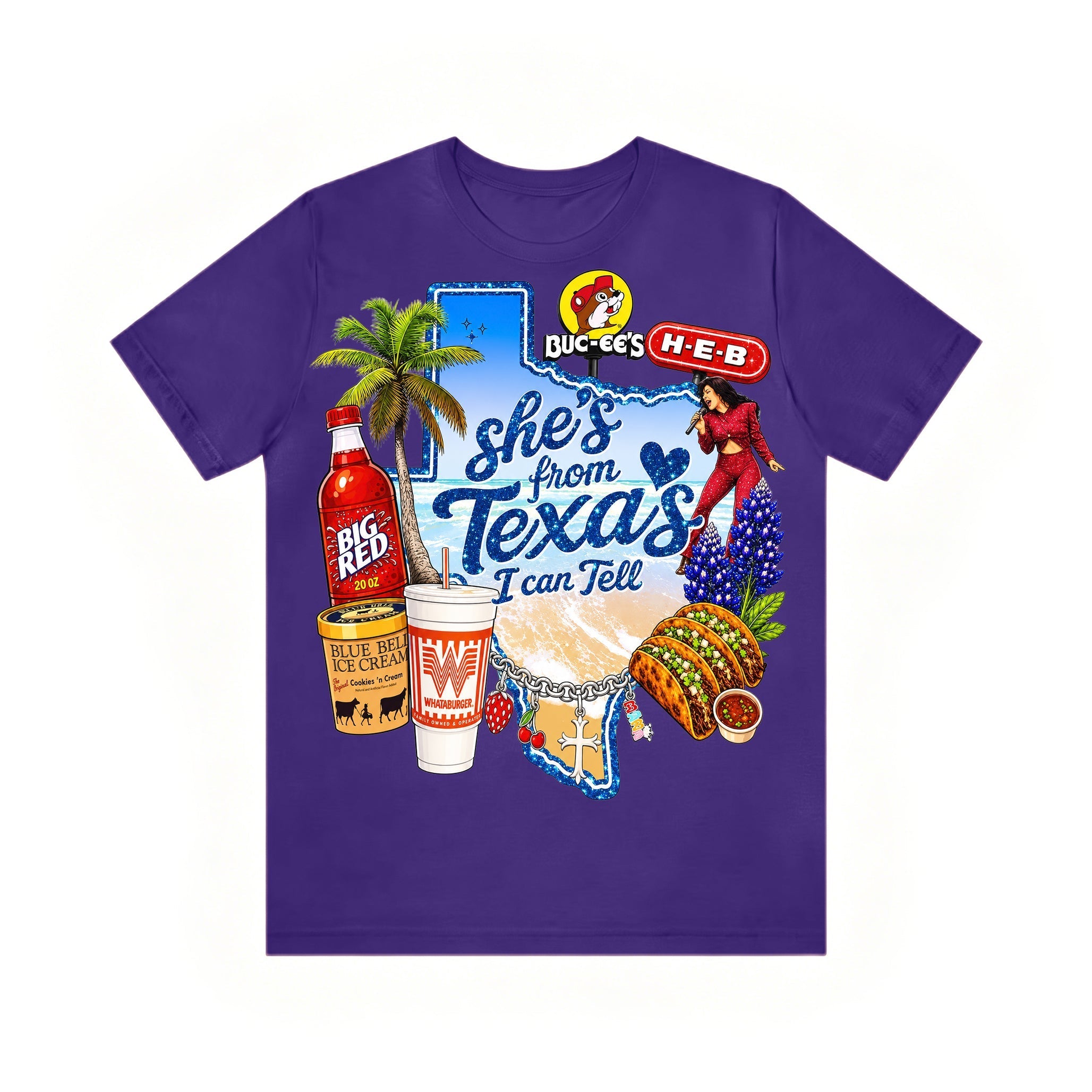 Shes from texas i can tell Unisex T-shirt