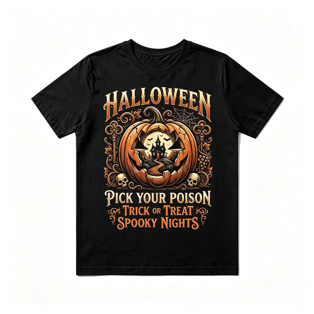 Pick Your Poison Spooky Nights Fall Tee