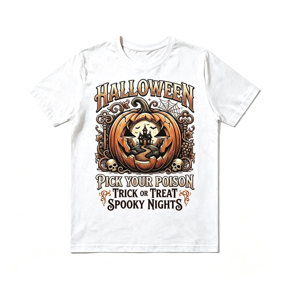 Pick Your Poison Spooky Nights Fall Tee