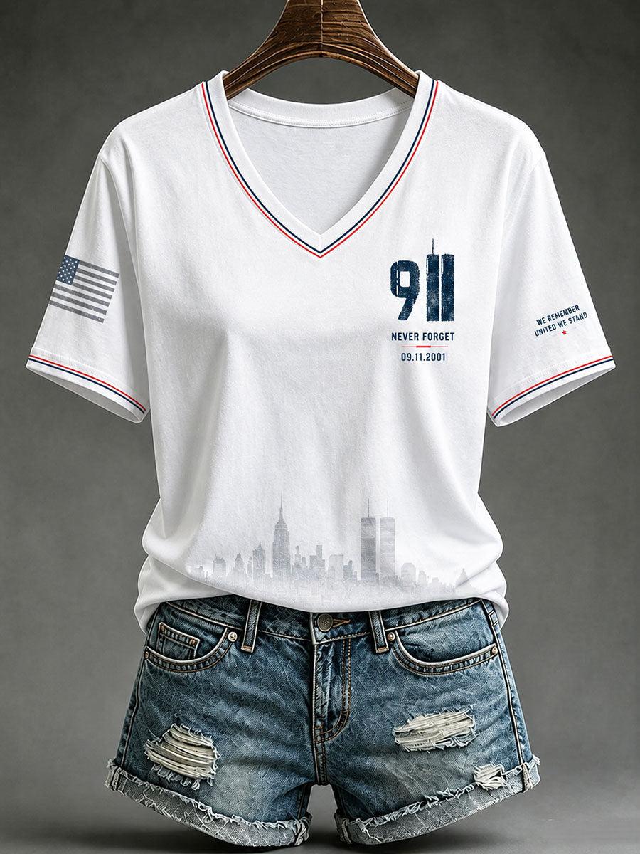 Women's 9.11 Never Forget Short-sleeved T-shirt