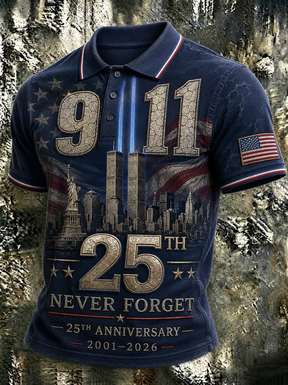 Men's 9.11 Never Forget Printed Shirt