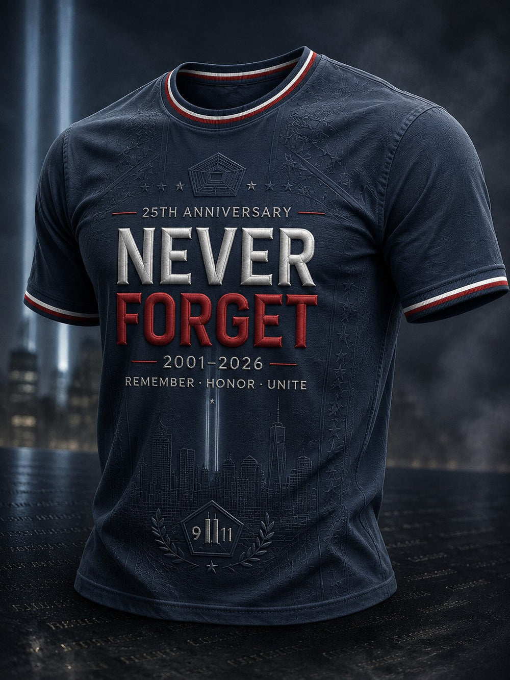 Men's 9.11 Never Forget Printed T-shirt