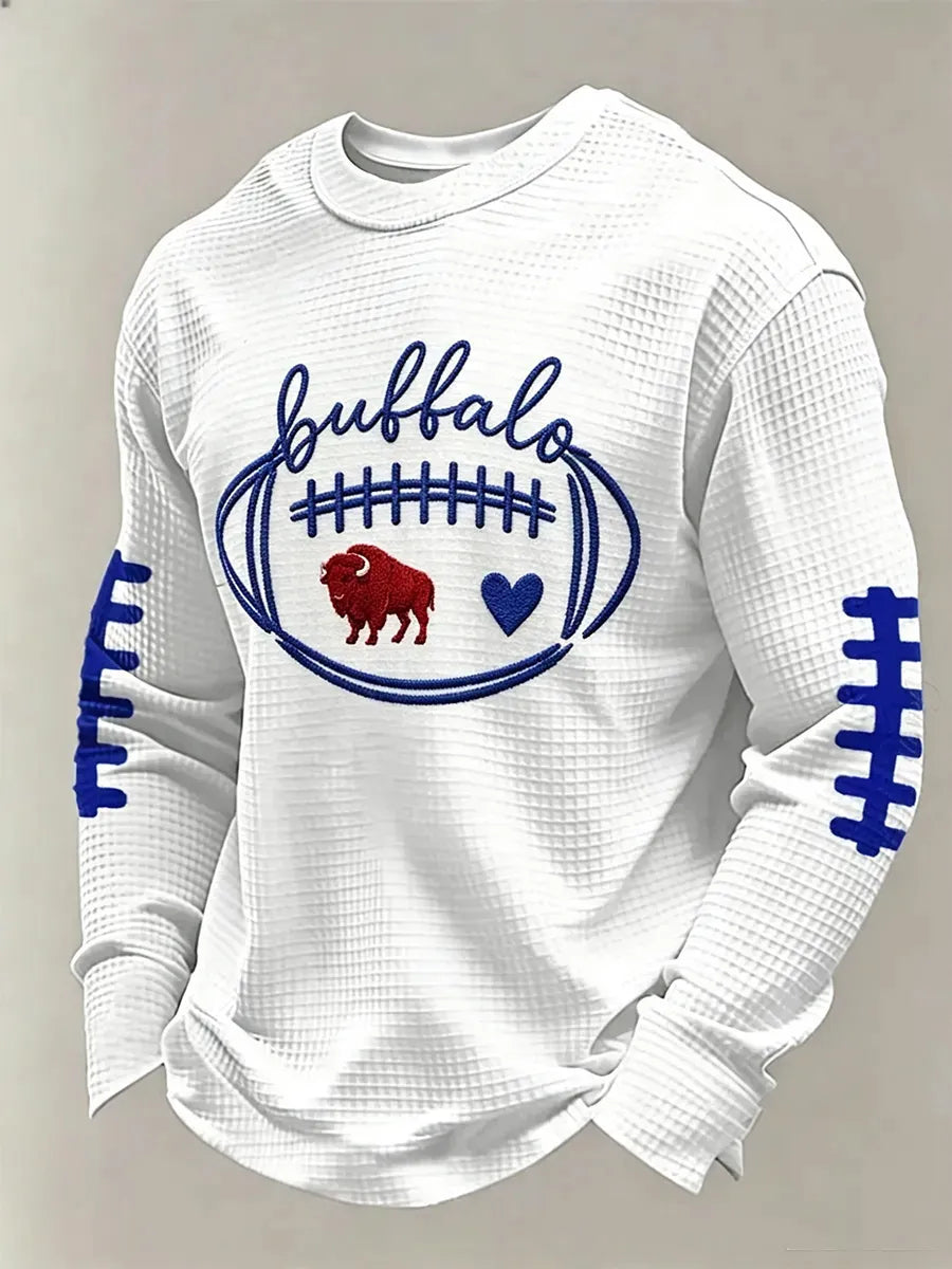 Men's Long-Sleeved Football Fan Top