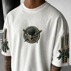 Unisex Anime-Style Retro Oversized T-Shirt