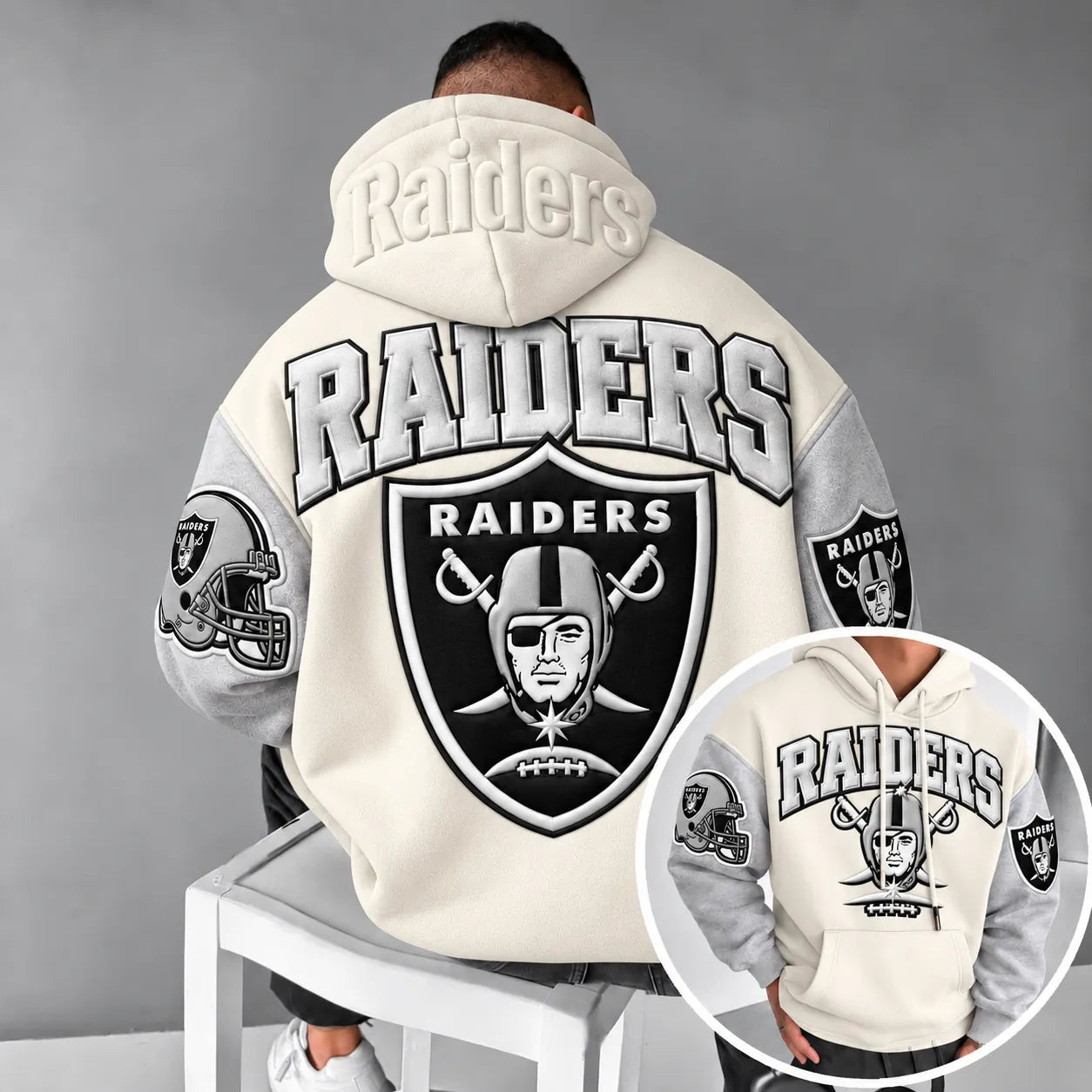 Rugby-print Hoodie