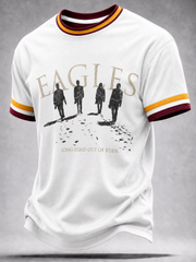 Men's Music Print T‐Shirt