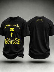 Men's Music Tour Printed Casual T-Shirt